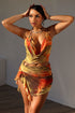 Sensation Mesh Print Dress